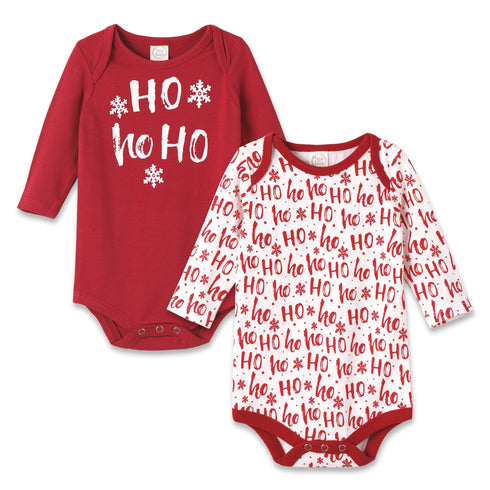 christmas-set-of-2-bodysuits-ho-ho-ho Tesa Babe - Sophia's StyleBaby Unisex Clothes-1